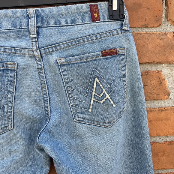 7FAM A-Pocket Flare Leg Jeans - Picture 4 of 8